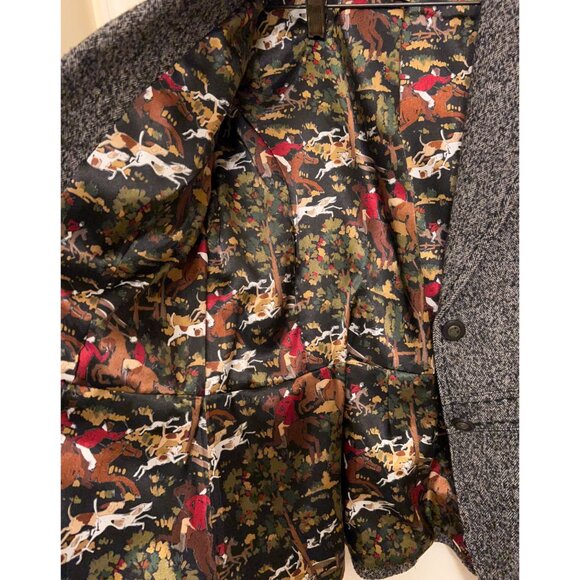 Cabi Wool Blazer/ Tweed Herringbone/ Gray blend - Picture 5 of 16